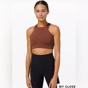 Lululemon Sports Bra Rust Size 8